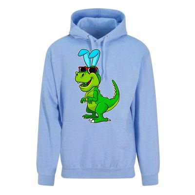 T Rex Easter Bunny Funny Dinosaur Basket Stuffers Unisex Surf Hoodie