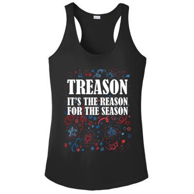 Treason is the Reason for the Season Ladies PosiCharge Competitor Racerback Tank