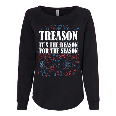 Treason is the Reason for the Season Womens California Wash Sweatshirt