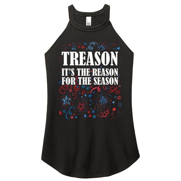 Treason is the Reason for the Season Women's Perfect Tri Rocker Tank