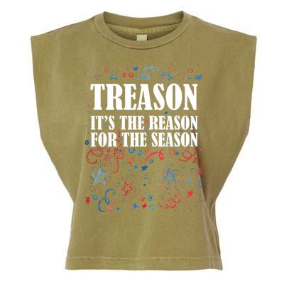 Treason is the Reason for the Season Garment-Dyed Women's Muscle Tee