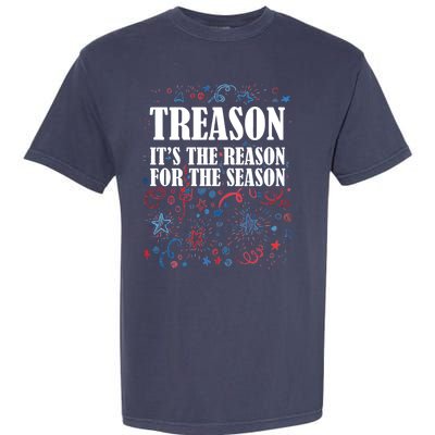 Treason is the Reason for the Season Garment-Dyed Heavyweight T-Shirt