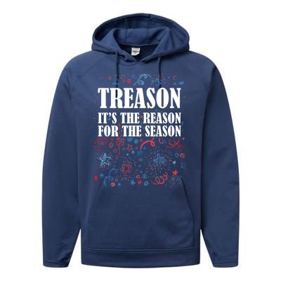 Treason is the Reason for the Season Performance Fleece Hoodie