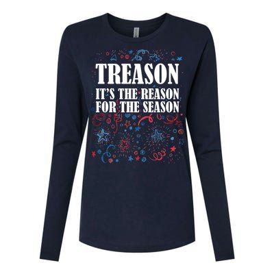 Treason is the Reason for the Season Womens Cotton Relaxed Long Sleeve T-Shirt