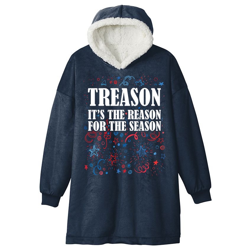 Treason is the Reason for the Season Hooded Wearable Blanket