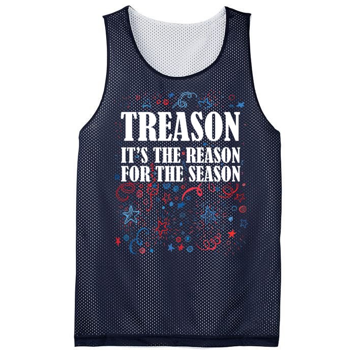 Treason is the Reason for the Season Mesh Reversible Basketball Jersey Tank