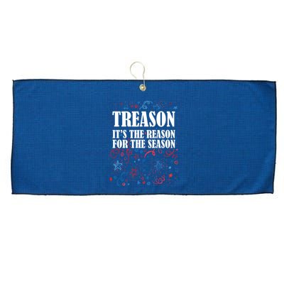 Treason is the Reason for the Season Large Microfiber Waffle Golf Towel