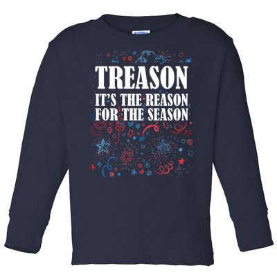 Treason is the Reason for the Season Toddler Long Sleeve Shirt