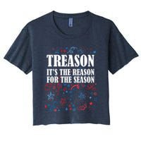 Treason is the Reason for the Season Women's Crop Top Tee
