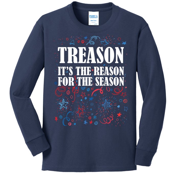 Treason is the Reason for the Season Kids Long Sleeve Shirt