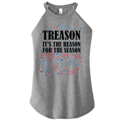 Treason is the Reason for the Season Women's Perfect Tri Rocker Tank