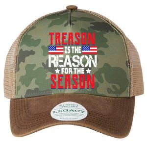 Treason Is The Reason For The Season Patriotic Legacy Tie Dye Trucker Hat