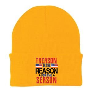 Treason Is The Reason For The Season Patriotic Knit Cap Winter Beanie