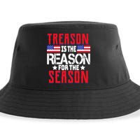 Treason Is The Reason For The Season Patriotic Sustainable Bucket Hat