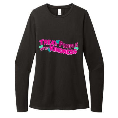 Treat People With Kindness Womens CVC Long Sleeve Shirt