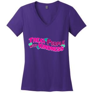 Treat People With Kindness Women's V-Neck T-Shirt