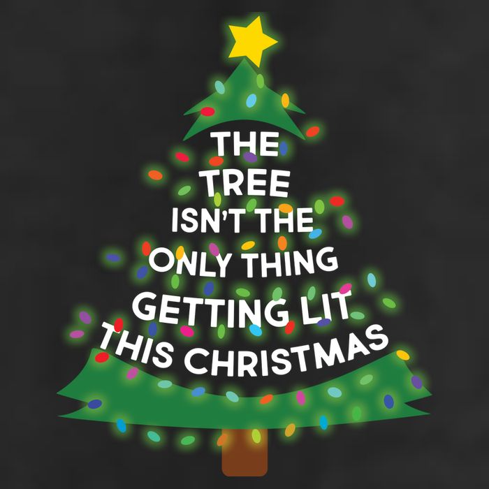 Tree Isn't The Only Thing Getting Lit Ugly Christmas Cool Comfort Performance Bucket Hat