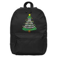 Tree Isn't The Only Thing Getting Lit Ugly Christmas 16 in Basic Backpack