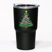 Tree Isn't The Only Thing Getting Lit Ugly Christmas Tumbler
