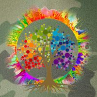 Tree Of Life Legacy Tie Dye Trucker Hat
