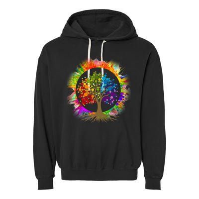 Tree Of Life Garment-Dyed Fleece Hoodie