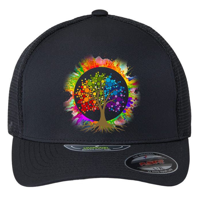 Tree Of Life Flexfit Unipanel Trucker Cap