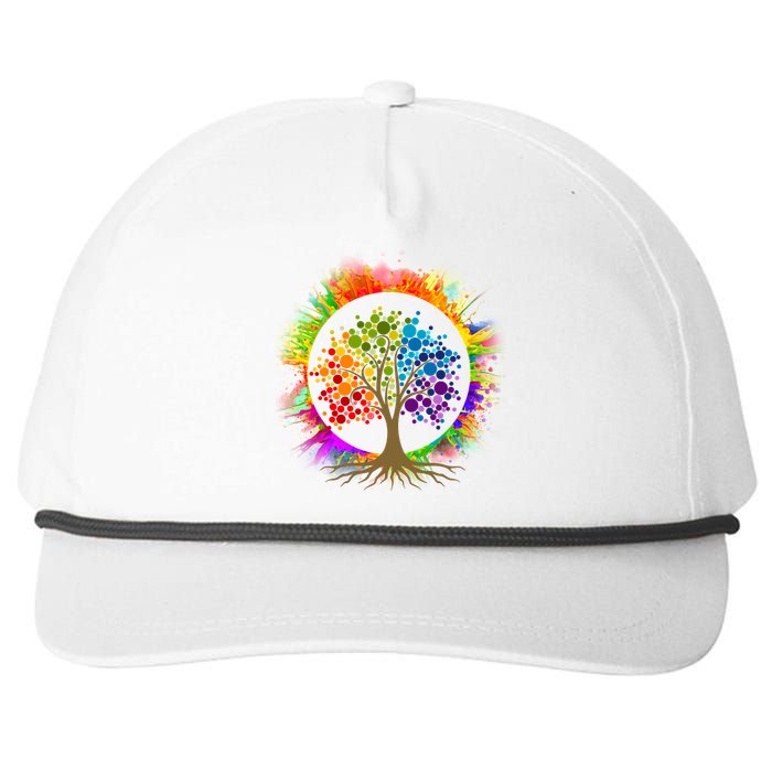 Tree Of Life Snapback Five-Panel Rope Hat