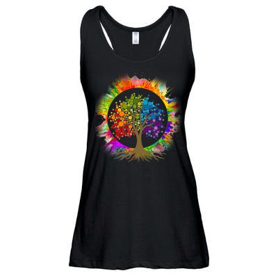 Tree Of Life Ladies Essential Flowy Tank