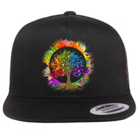 Tree Of Life Flat Bill Trucker Hat