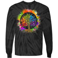 Tree Of Life Tie-Dye Long Sleeve Shirt