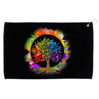 Tree Of Life Grommeted Golf Towel