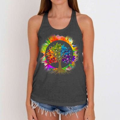 Tree Of Life Women's Knotted Racerback Tank