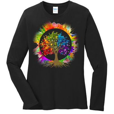 Tree Of Life Ladies Long Sleeve Shirt