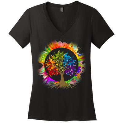 Tree Of Life Women's V-Neck T-Shirt