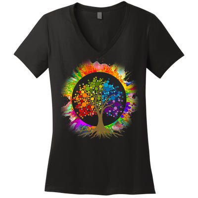 Tree Of Life Women's V-Neck T-Shirt