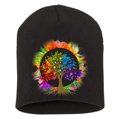 Tree Of Life Short Acrylic Beanie