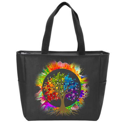 Tree Of Life Zip Tote Bag