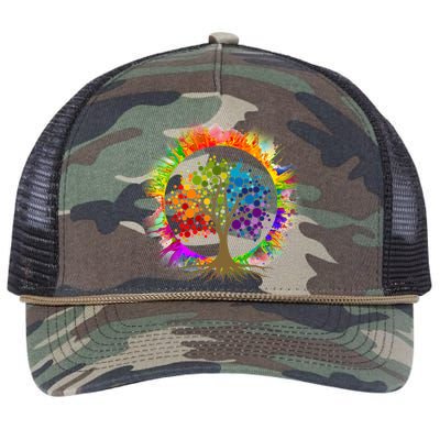 Tree Of Life Retro Rope Trucker Hat Cap