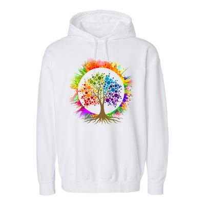 Tree Of Life Garment-Dyed Fleece Hoodie