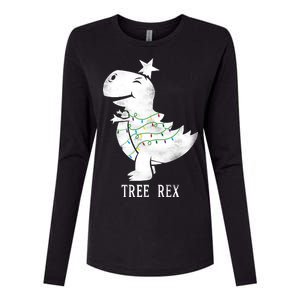 Tree Rex Womens Cotton Relaxed Long Sleeve T-Shirt