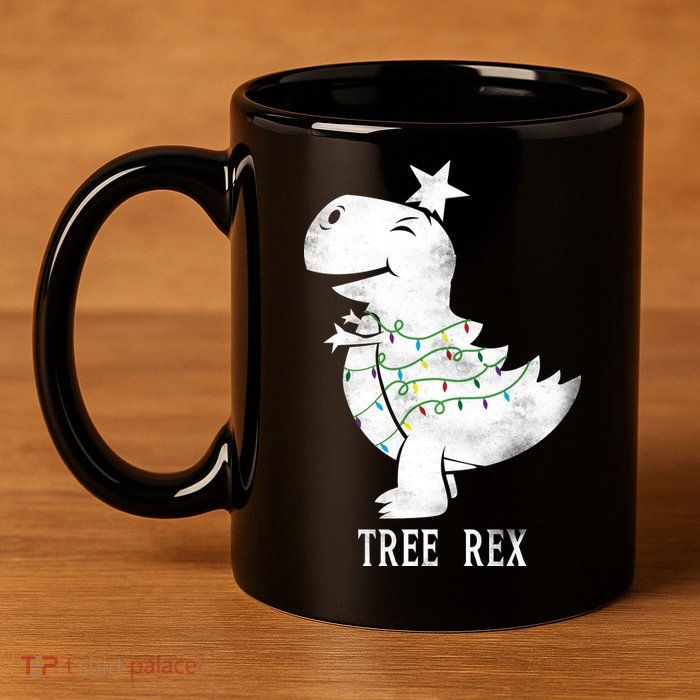 Tree Rex 11oz C Handle Ceramic Mug