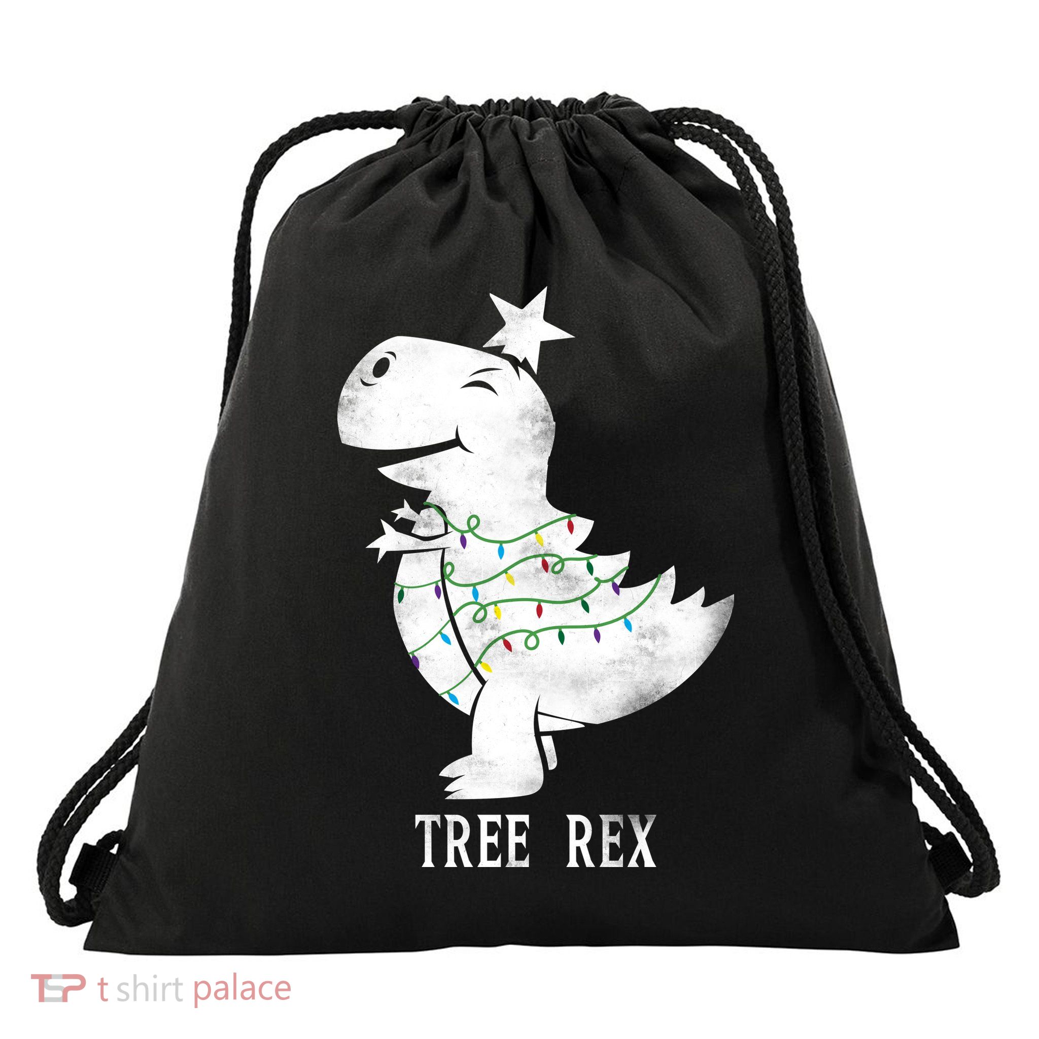 Tree Rex Drawstring Bag
