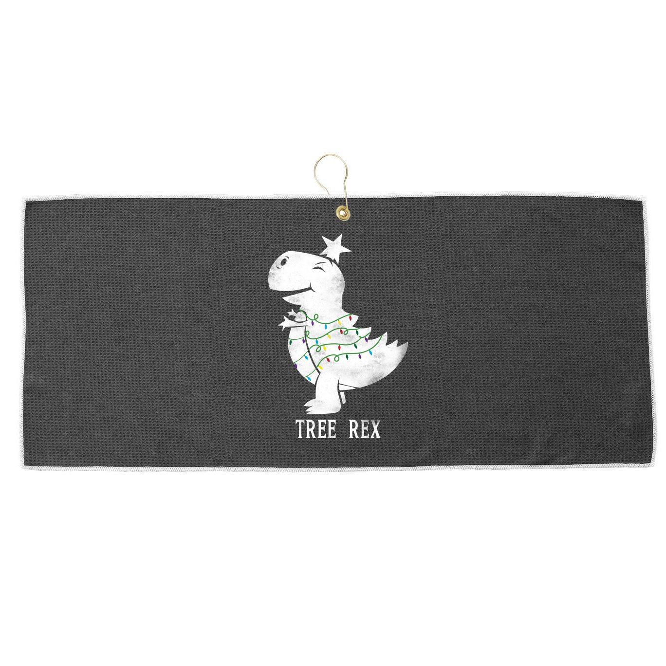 Tree Rex Large Microfiber Waffle Golf Towel