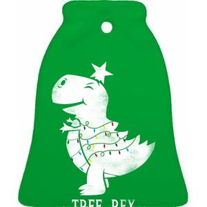 Tree Rex Ceramic Bell Ornament