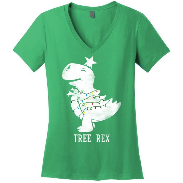 Tree Rex Women's V-Neck T-Shirt