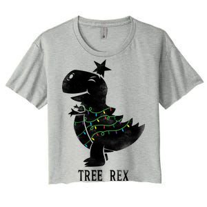 Tree Rex Women's Crop Top Tee