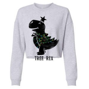 Tree Rex Cropped Pullover Crew