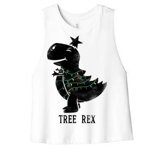 Tree Rex Women's Racerback Cropped Tank