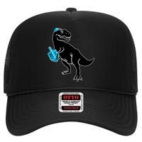 Trex Jewish Dreidel High Crown Mesh Back Trucker Hat