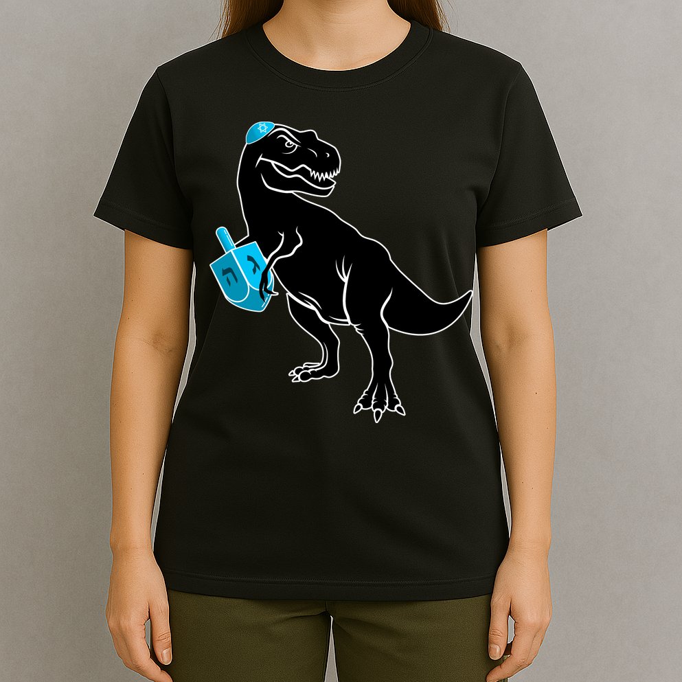 Trex Jewish Dreidel T-Shirt